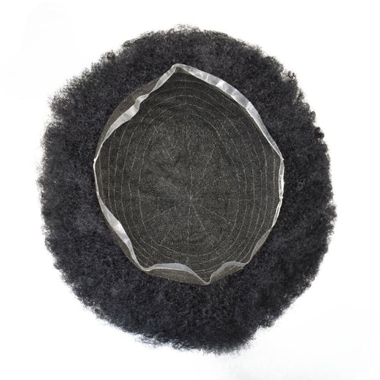 Afro Men Curly Hair System Full Lace toupee