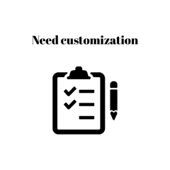 Productos personalizados (personalización de extensiones de cabello para la frente)