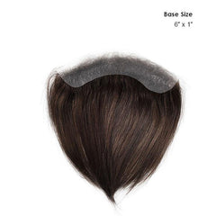 Pieza de línea capilar ultrafina, se adapta al cuero cabelludo y aumenta el grosor del cabello. 