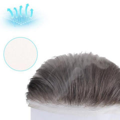 Super Fine Swiss Lace Hair System for Men+Free portable wig stand